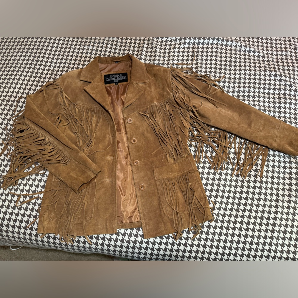 Vintage Suede Fringe western women’s jacket